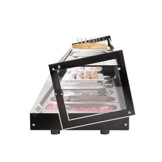 Vitrina tapas refrigerada 3 pisos