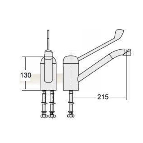 Grifo Industrial monomando