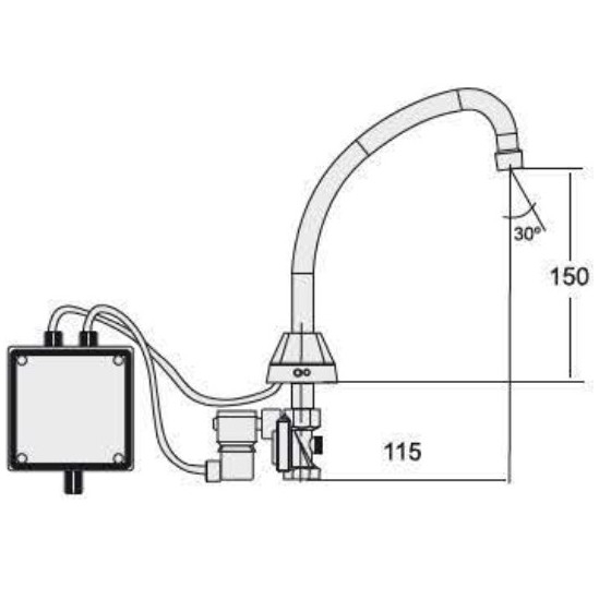 Grifo con sensor automático