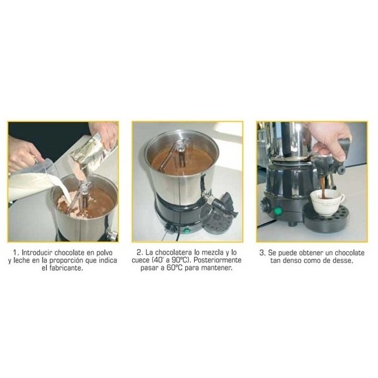 chocolatera industrial cafeteria