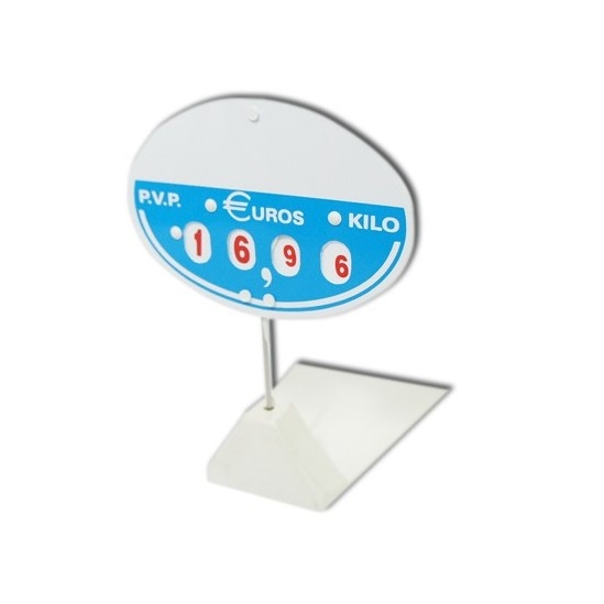 Cartel portaprecios J2