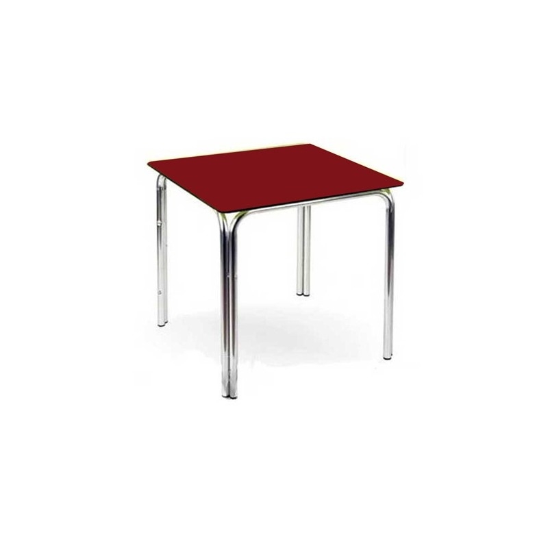 Mesa terraza con sobre compact