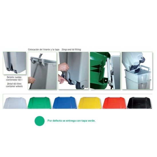 Cubo basura industrial Trilla