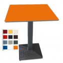 Mesa 368 - 70 x 70 sobre compact Color : Naranja