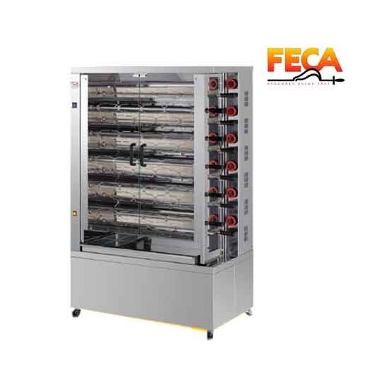 Asador de Pollos Doble para 55 pollos