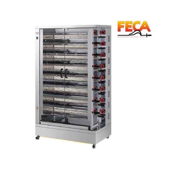 Asador de Pollos Doble para 75 pollos