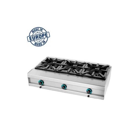 Cocina Industrial 3 fuegos Económica