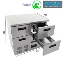 Mesa Refrigerada 4 cajones