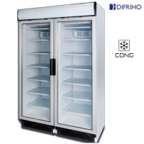 Armario congelación con dos puertas cristal