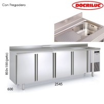Mesa Refrigerada 2500 con fregadero