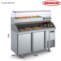 Mesa fría para pizza 1500