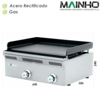 Plancha de asar Industrial 60 cms Mainho