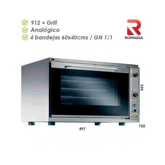 Horno Convección 912 + Grill