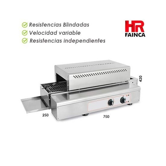 Tostador industrial de tunel