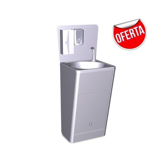 Lavamanos integral con grifo electrónico