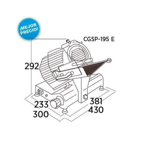 cortadora embutido barata