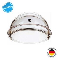 Vitrina cúpula transparente neutra