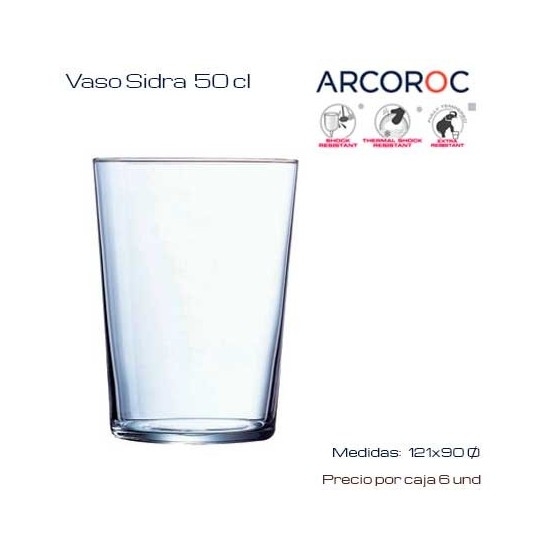Vaso SIDRA Arcoroc 