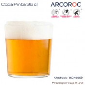 Vaso Pinta Arcoroc 36 Cl (Caja 6 unds)