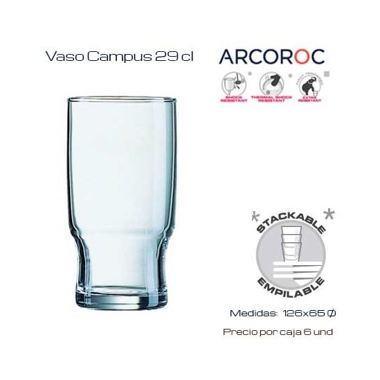 Vaso Campus Arcoroc 