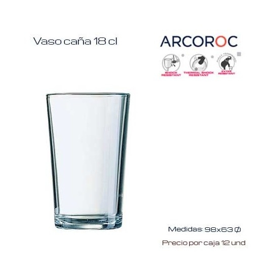 Vaso Caña 18