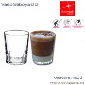 Vaso Saboya 8 - 11 cl (Caja 24 unds)