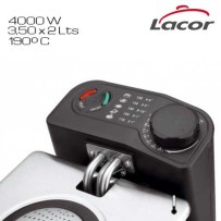 Freidora doble Lacor