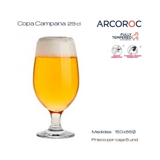 Copa cerveza Campana