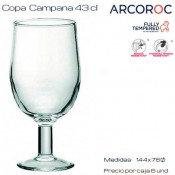 Copa Campana 44cl (Caja 6 unds)