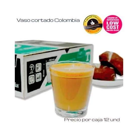 Vaso cortado colombia 