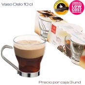 Vaso Café asa metal 10 cl (Caja 3 unds)