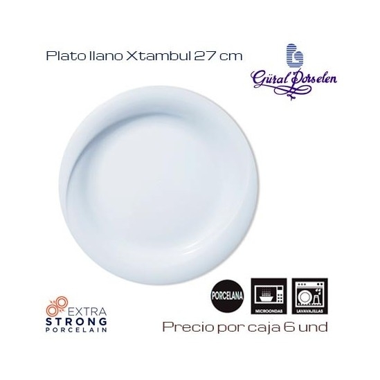 Plato llano Hostelería Estambul Gural