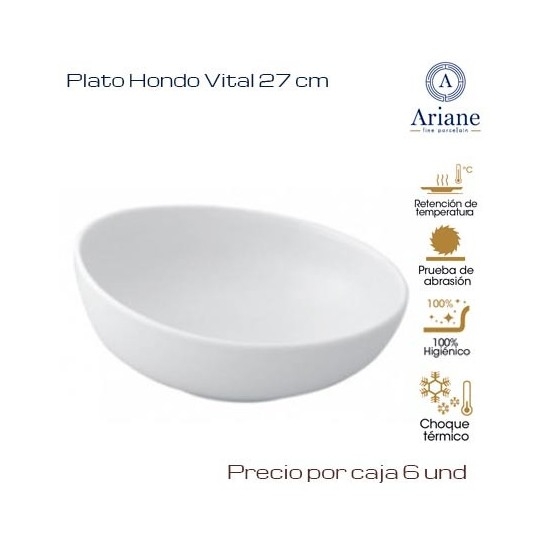 Plato hondo Vital 21