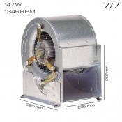 Ventilador centrífugo7/7 [147 W]