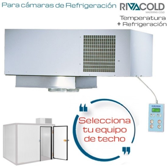 Selecciona tu equipo de refrigeración de techo