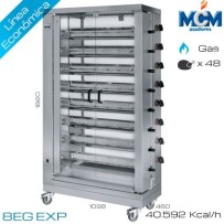 Asador para pollos a gas