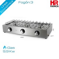 Fogón 3 quemadores económico
