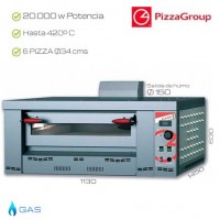 Horno industrial PizzaGroup 4 x 340 mm