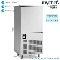 Abatidor de temperatura Mychill 10GN