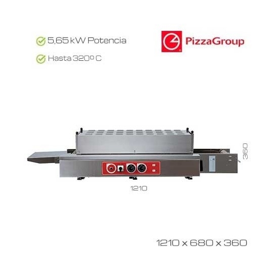 Horno eléctrico tunel [Cinta 45 cm]