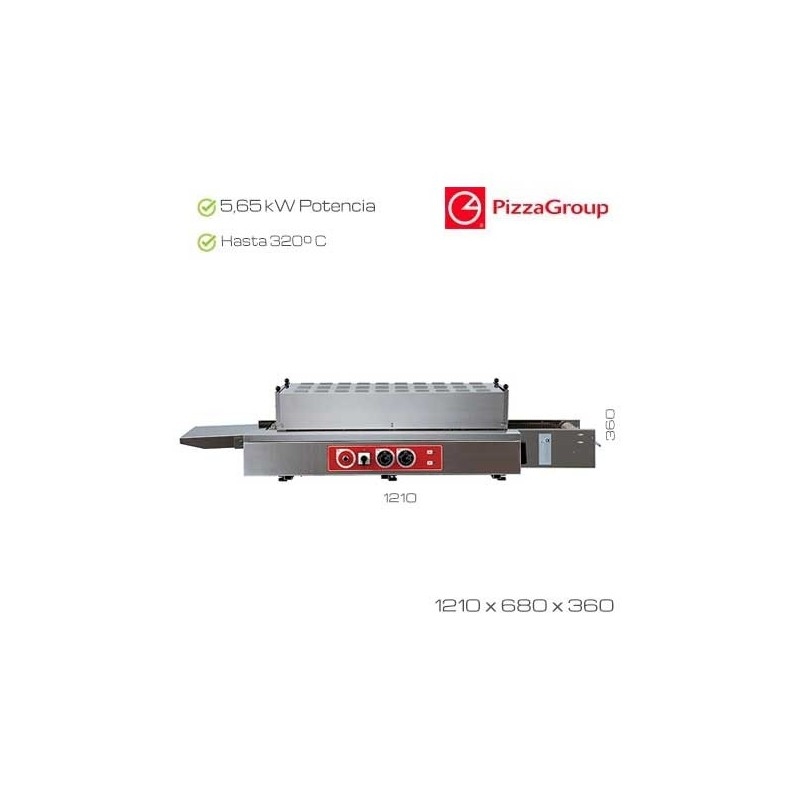 Horno eléctrico tunel [Cinta 45 cm]