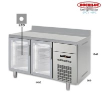  Altomostrador refrigerado Docriluc 150 (Puerta de cristal)
