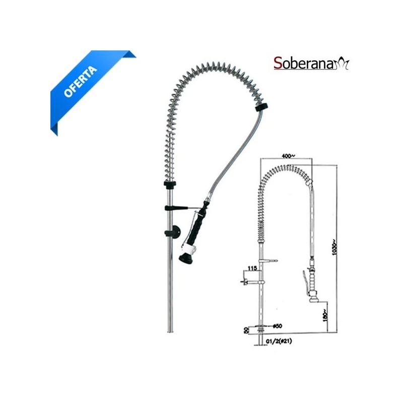 Grifo ducha industrial GK DS Soberana