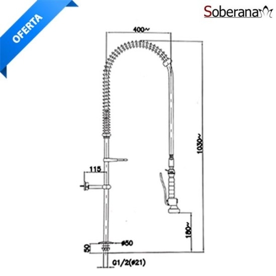 Grifo industrial profesional Soberana
