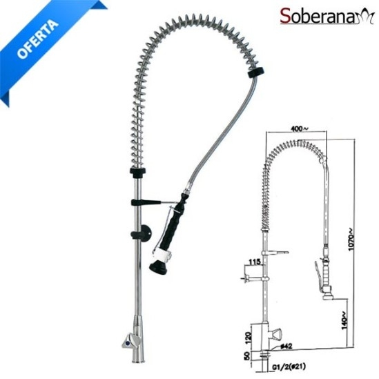 Grifo ducha industrial GK DF Soberana