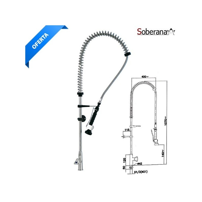 Grifo ducha industrial GK DF Soberana