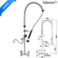 Grifo ducha dos aguas con caño Soberana GK DB