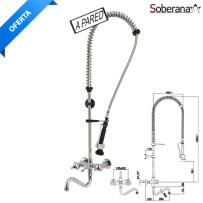 Grifo ducha de pared dos aguas Soberana GK DEP