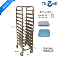 Carro para 12 bandejas 1/1