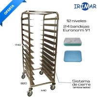 Carro para 12 bandejas 1/1